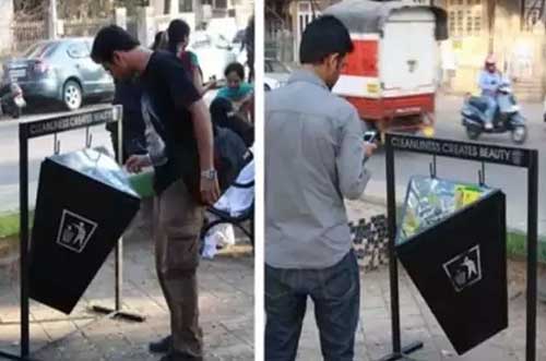 創(chuàng)意垃圾桶，讓城市更美好