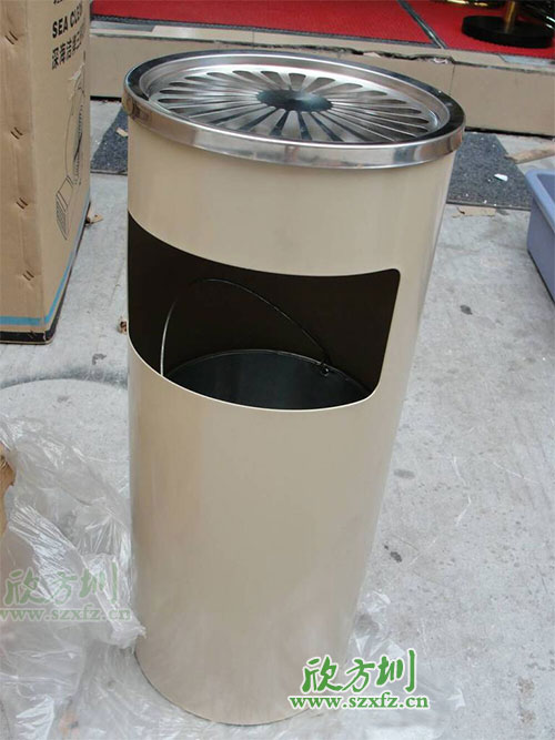 欣方圳菊花格商場(chǎng)垃圾桶,好產(chǎn)品在哪都受歡迎